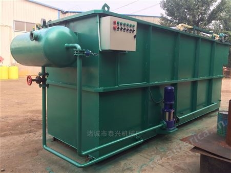 泰兴机械100方溶气气浮机污水处理设备