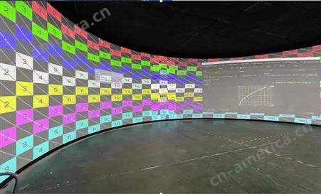 盈飞翔科技 L幕投影 360度环幕投影 弧幕投影 三折幕 异型超大屏
